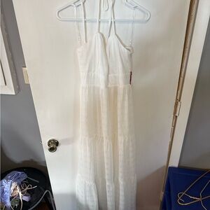 Emerald Sundae Ivory Maxi Dress
